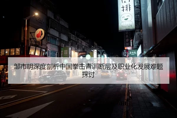 邹市明深度剖析中国拳击青训断层及职业化发展难题探讨